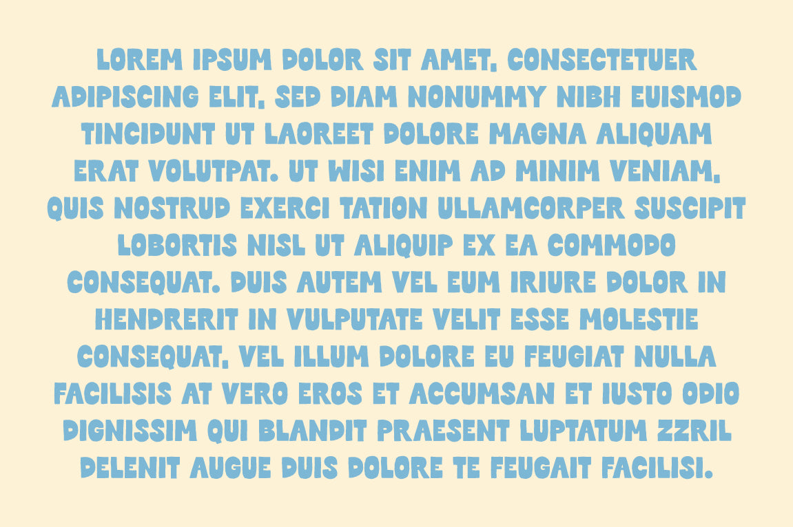 Baddie - Reverse Contrast Handmade Font