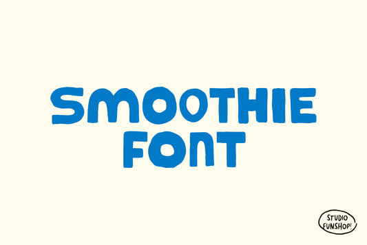 Smoothie Font - Hand Drawn Sans Serif