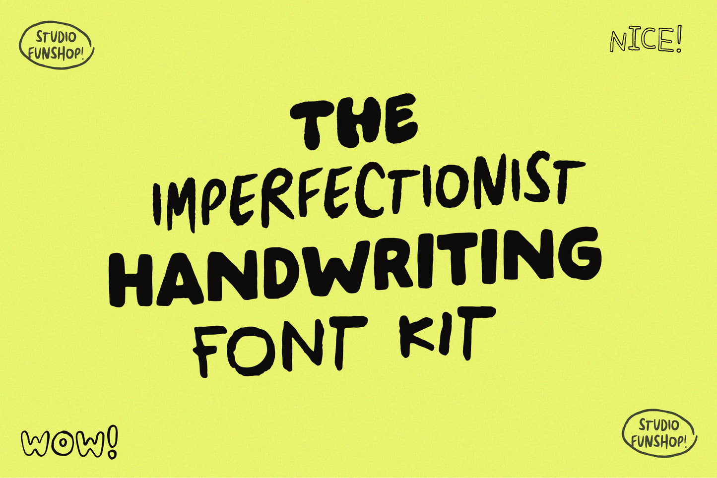 Imperfectionist Handwriting Font Kit