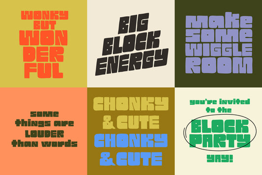 Blockie - Hand-lettered Display Font