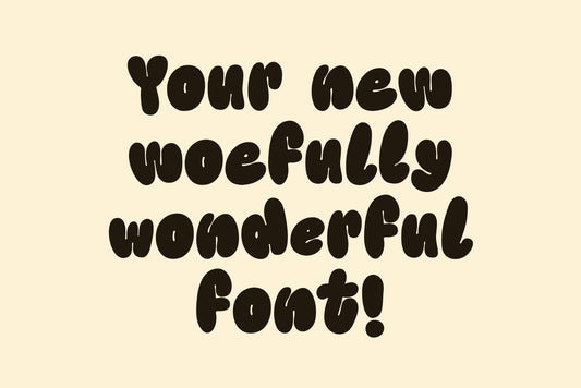 Kooky Cloud - Unique Bold Bubble Font