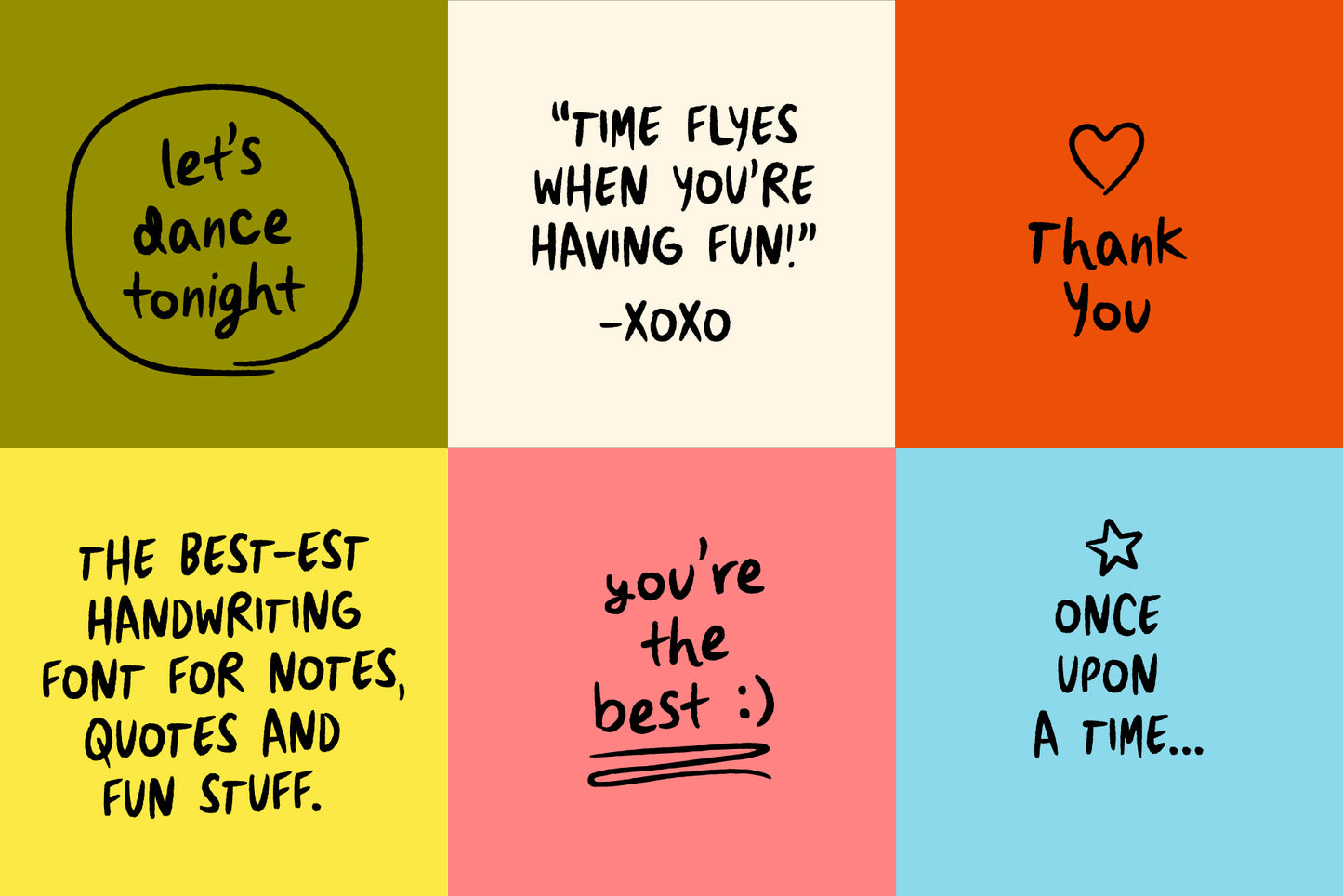 Good Notes - A Handwriting Font Set