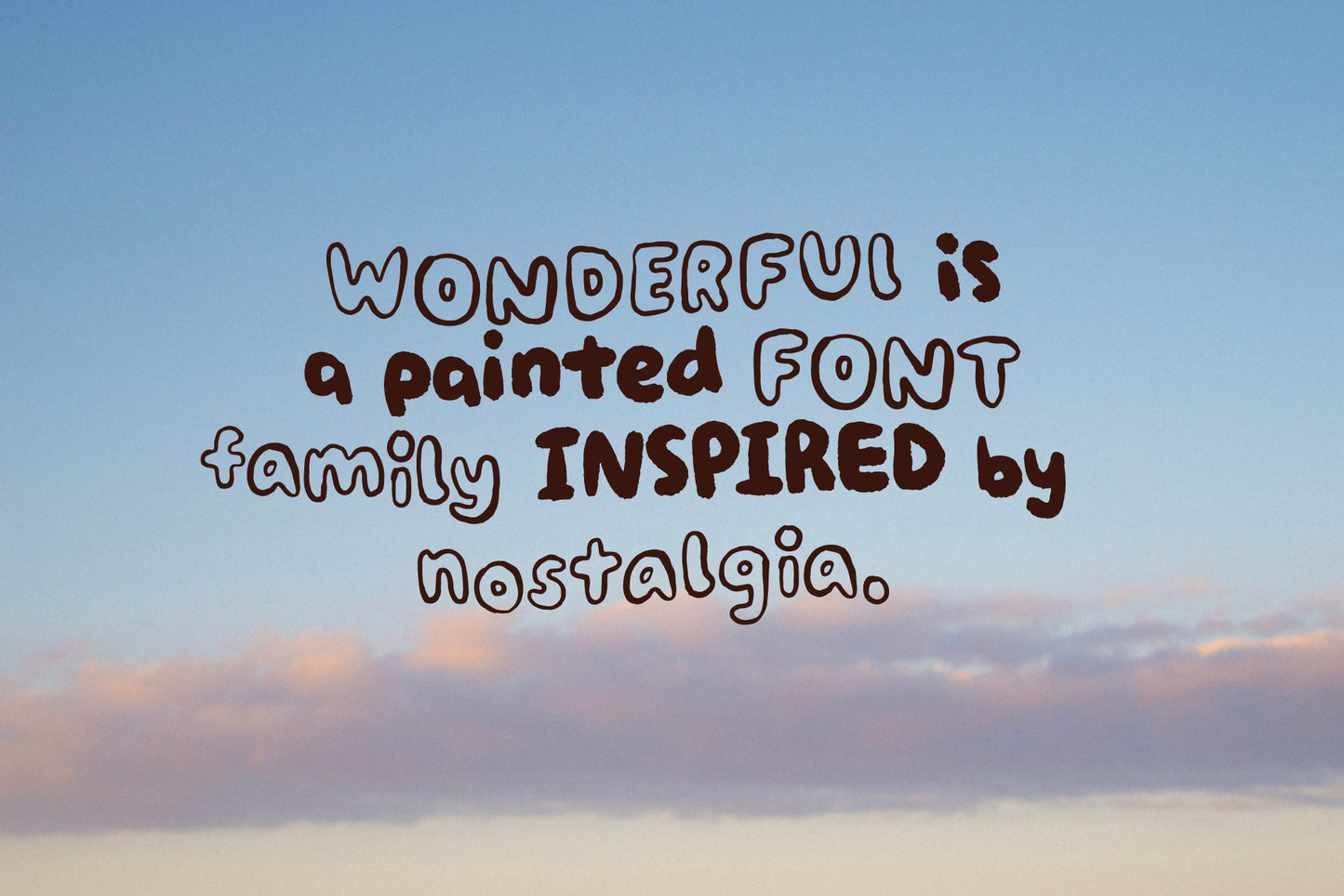 Wonderful - Handwriting Font Family