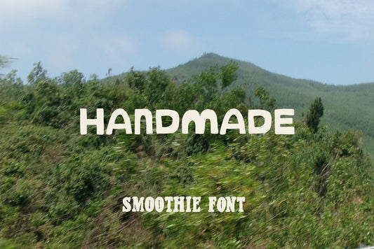Smoothie Font - Hand Drawn Sans Serif