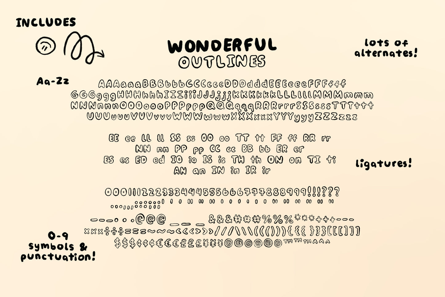 Wonderful - Handwriting Font Family