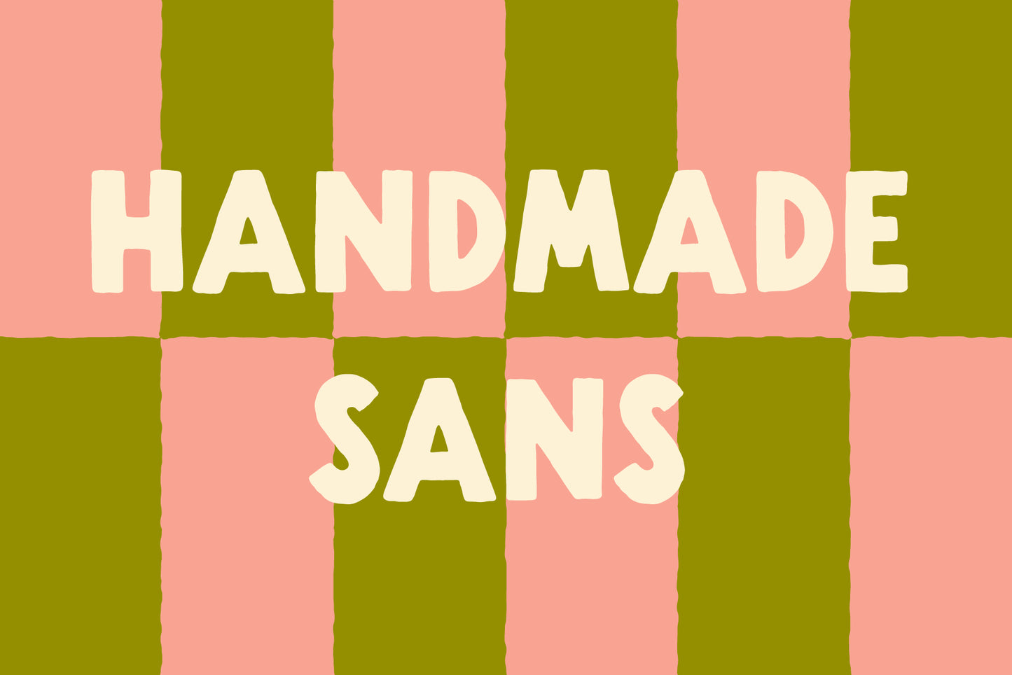 Handmade Sans - A Handlettered Font