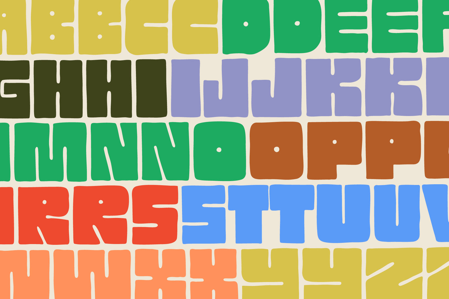 Blockie - Hand-lettered Display Font