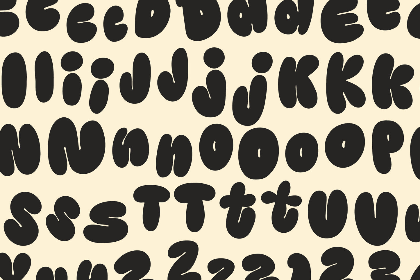 Kooky Cloud - Unique Bold Bubble Font