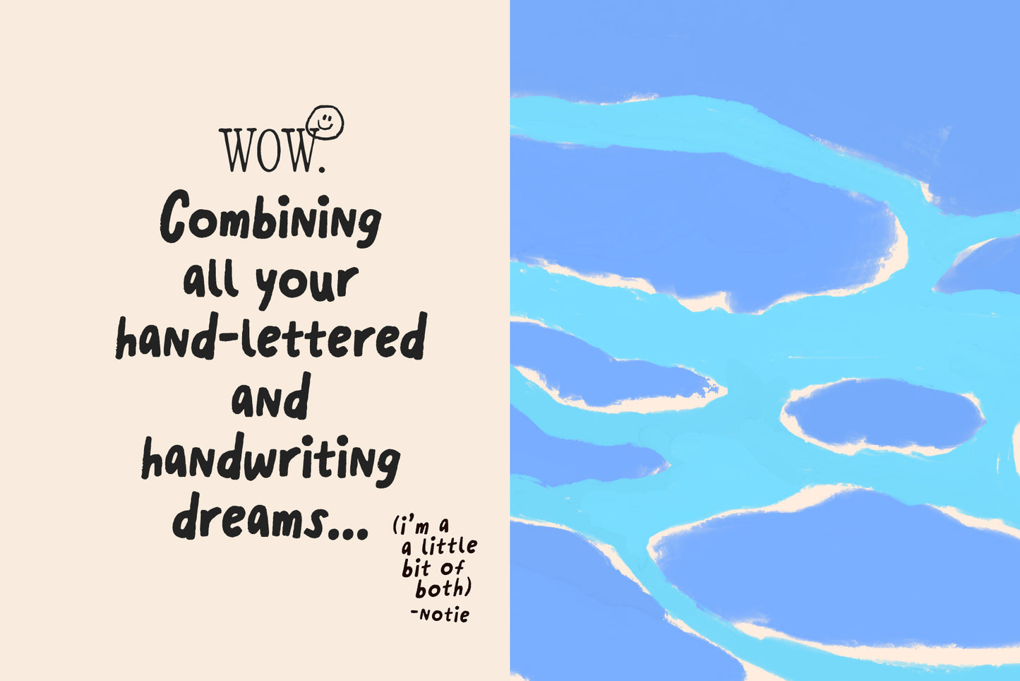 Notie - A Handwriting Font