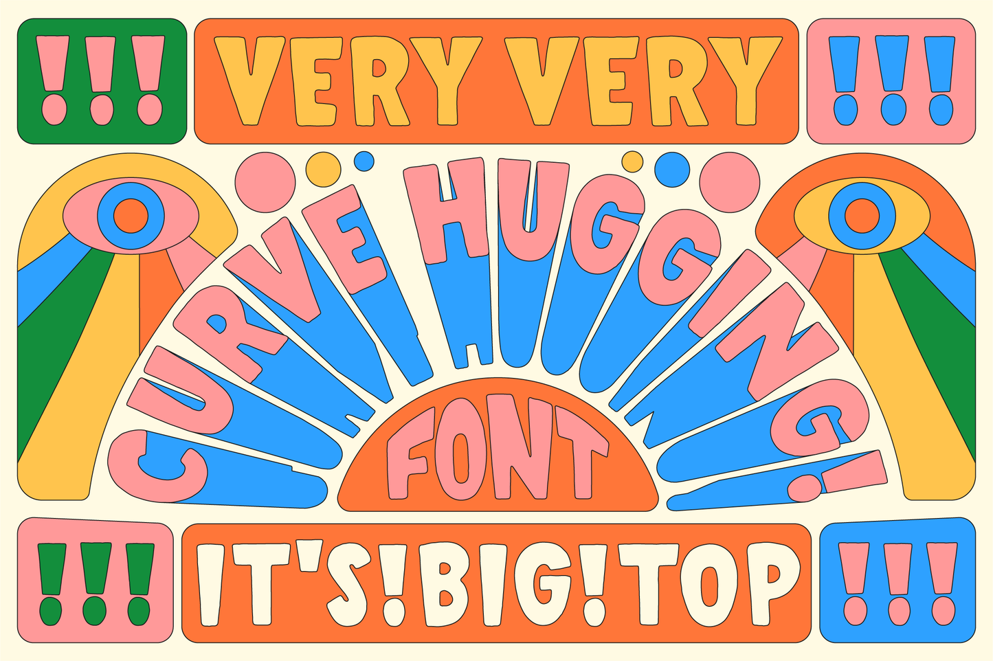 Very Font Family - Unique Retro Hand-lettered