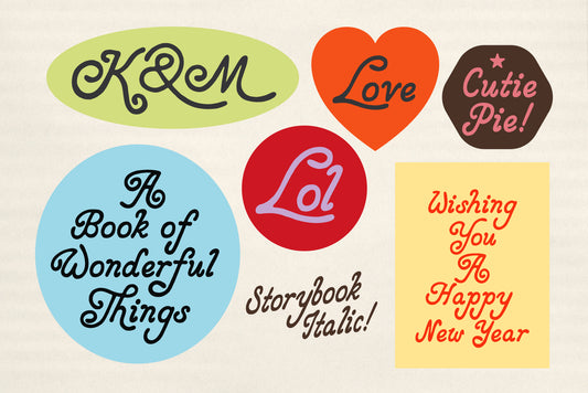 Storybook - Retro Hand-drawn Italic