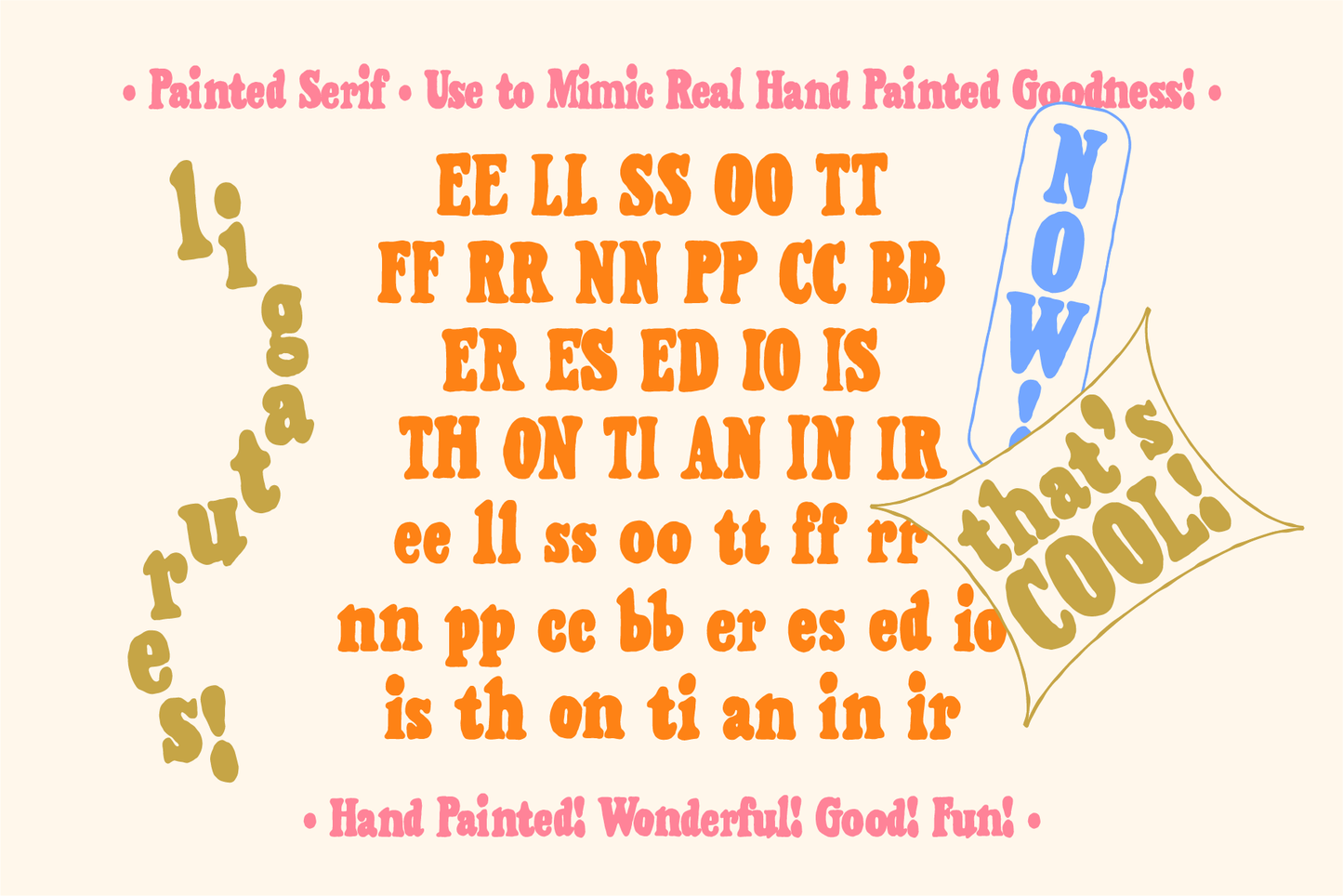 Painted Serif - Hand-lettered Font