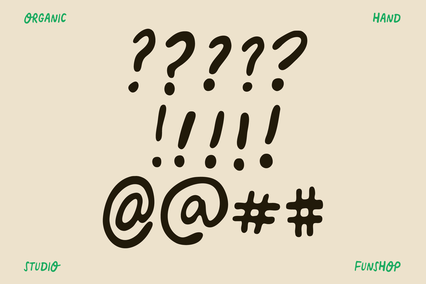 Organic Hand - Semi-script Font