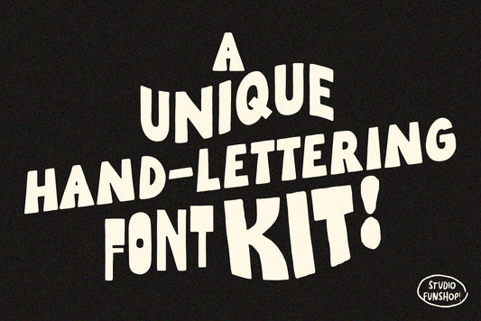 Hand-lettering Kit - Unique Fonts