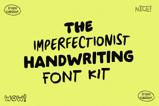 Imperfectionist Handwriting Font Kit