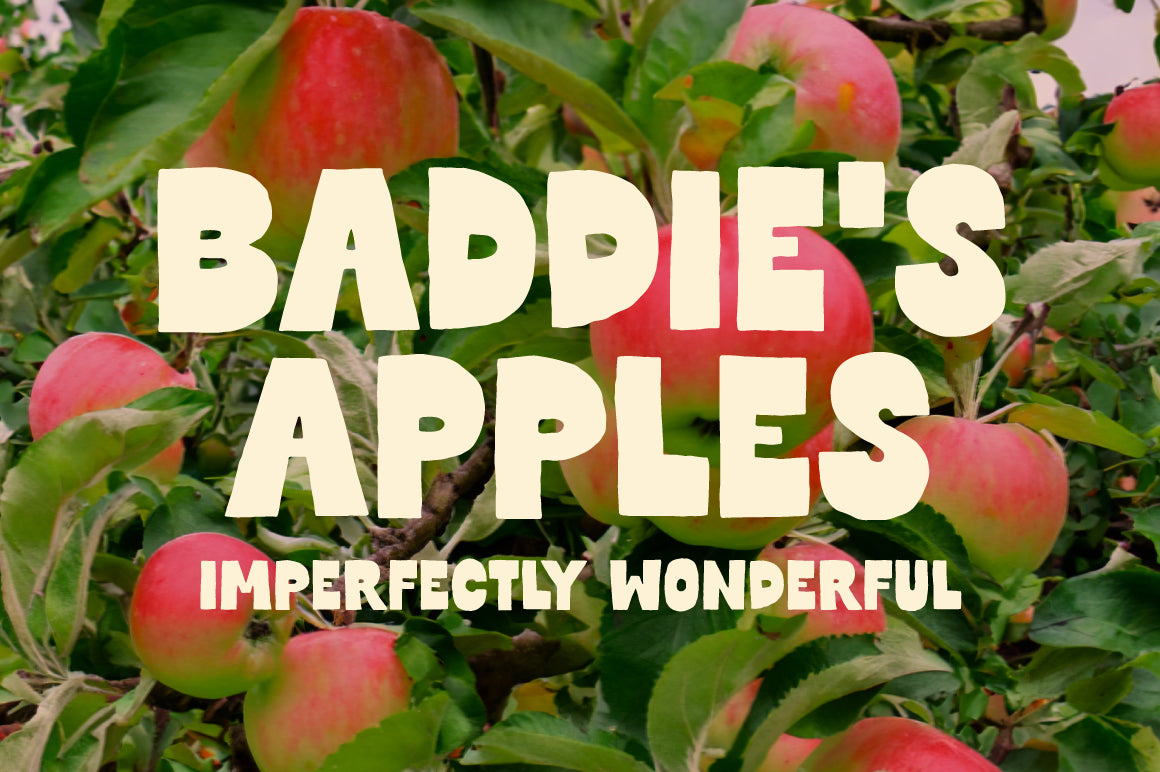 Baddie - Reverse Contrast Handmade Font