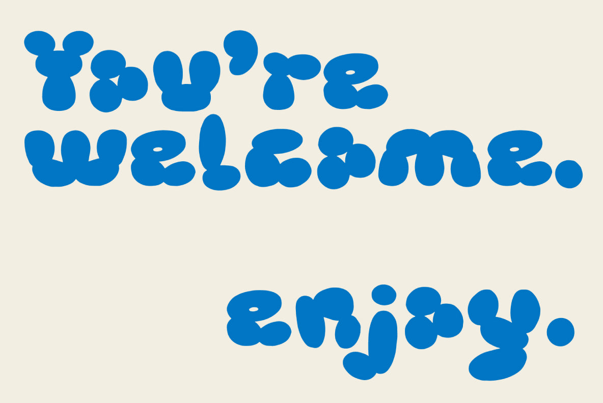 Puffie - Bold Handmade Bubble Font
