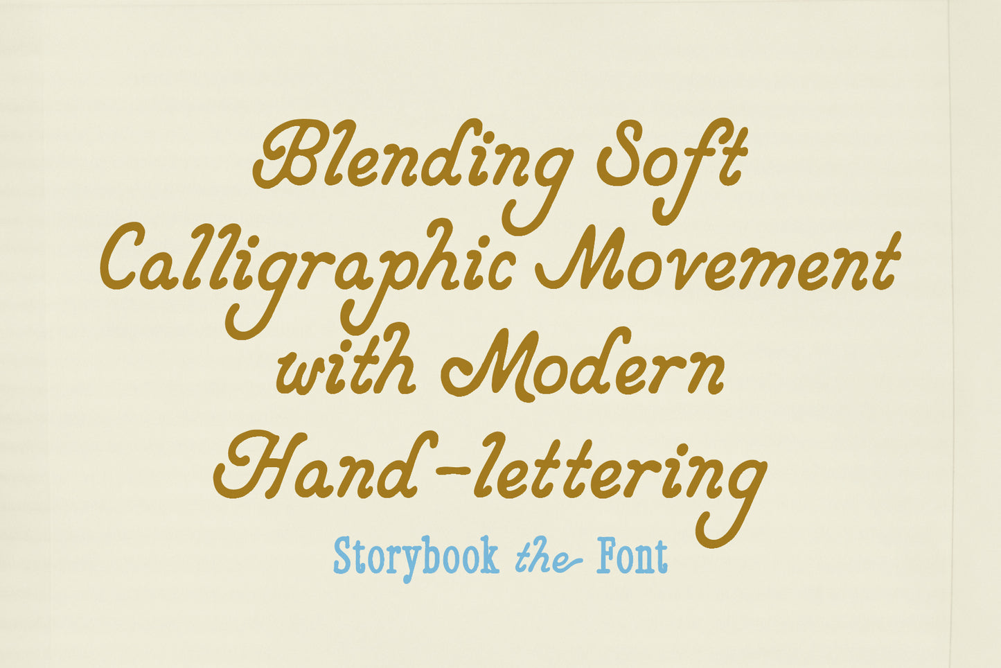 Storybook - Retro Hand-drawn Italic