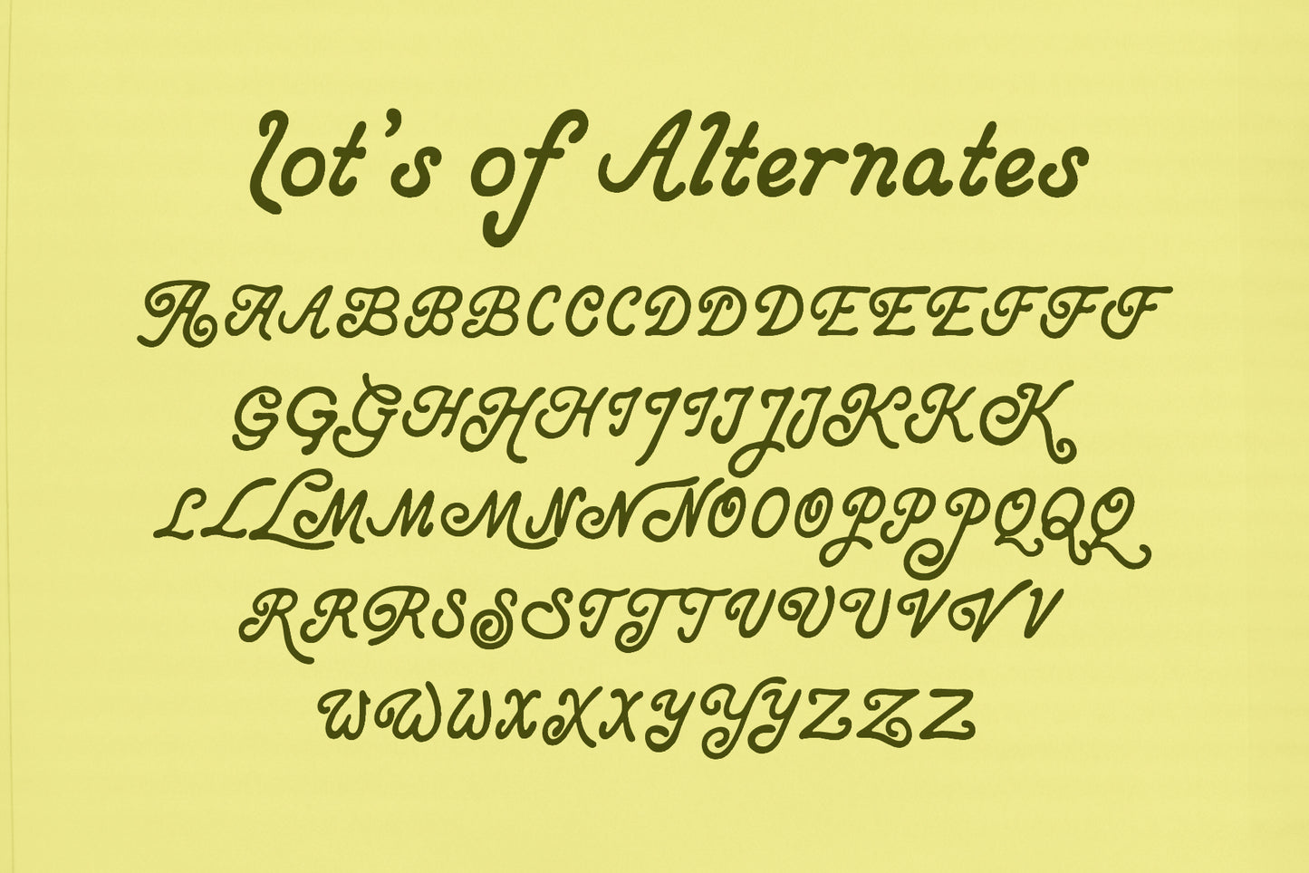 Storybook - Retro Hand-drawn Italic