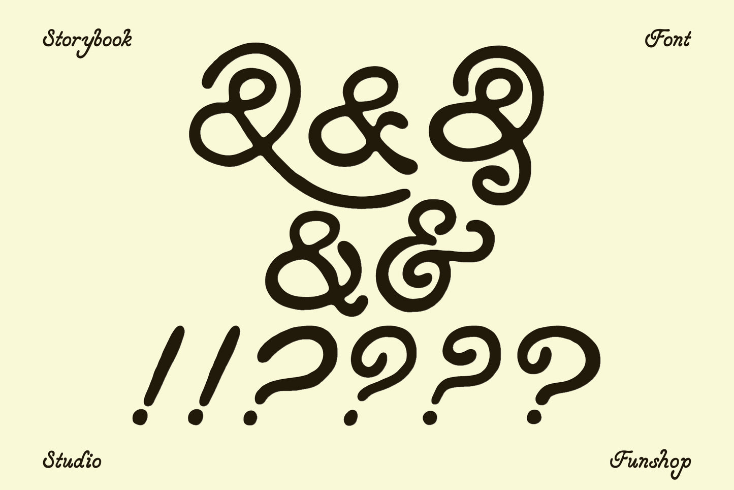 Storybook - Retro Hand-drawn Italic