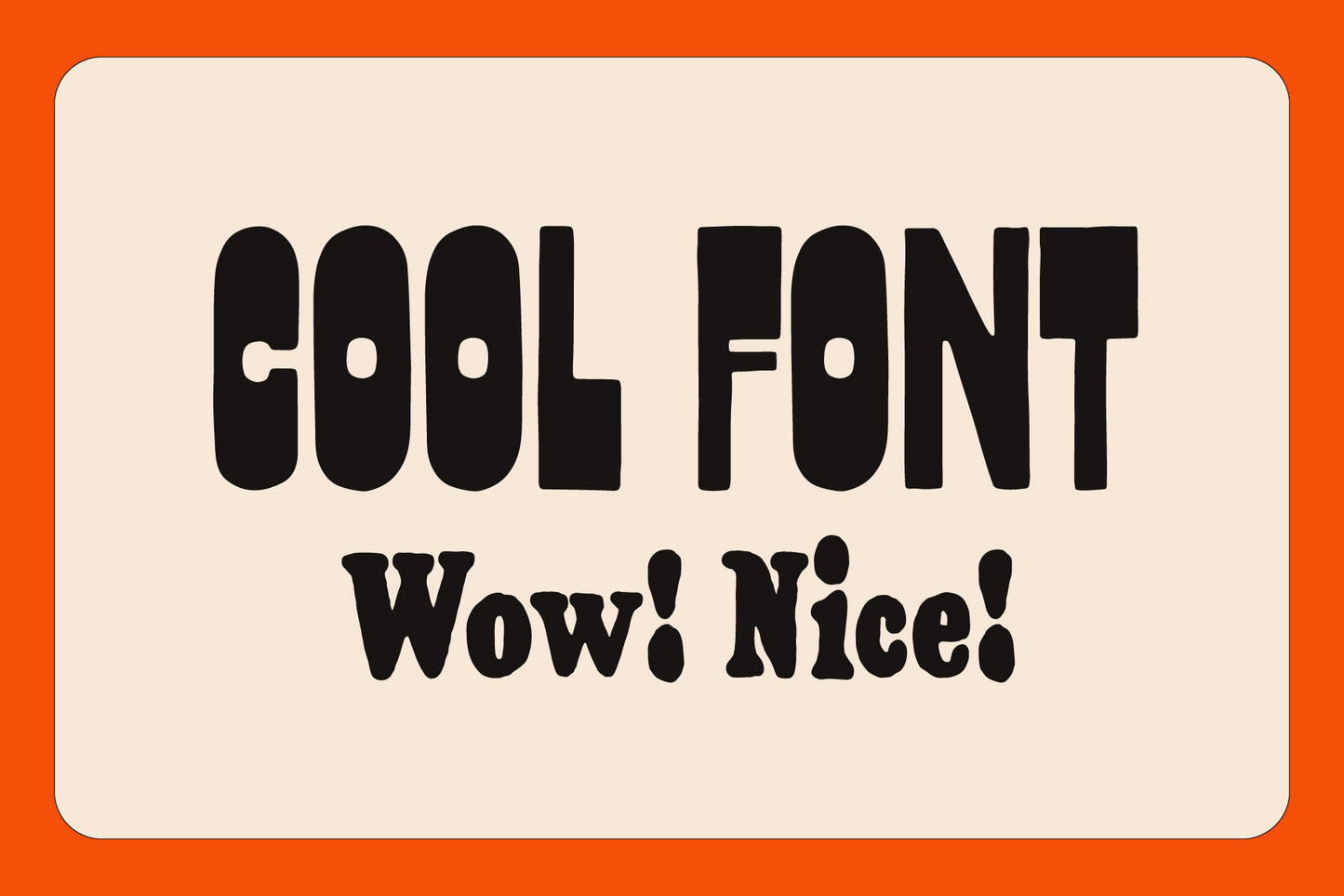 Oddball - Reverse Contrast Hand-lettered Font