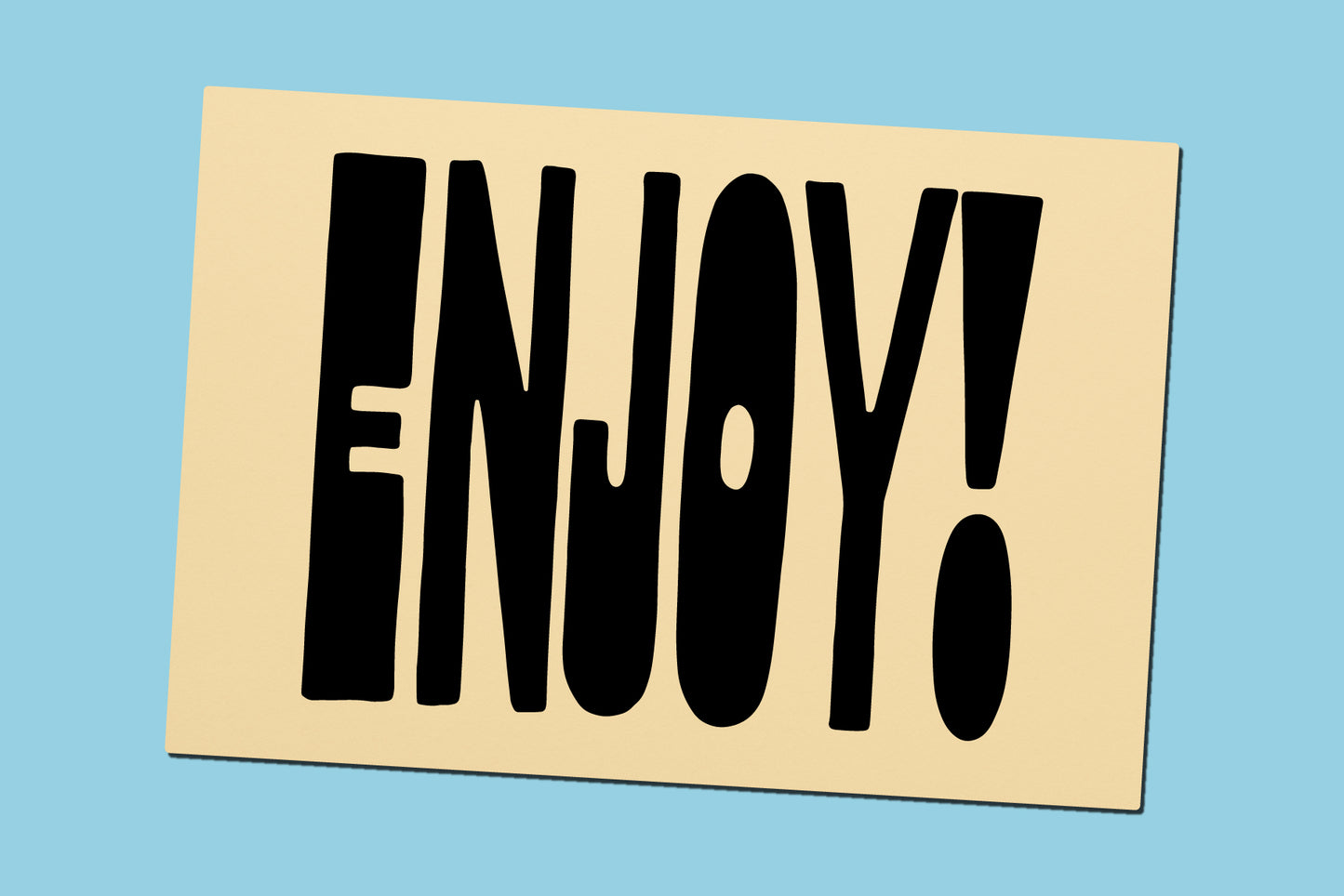 Oddball - Reverse Contrast Hand-lettered Font