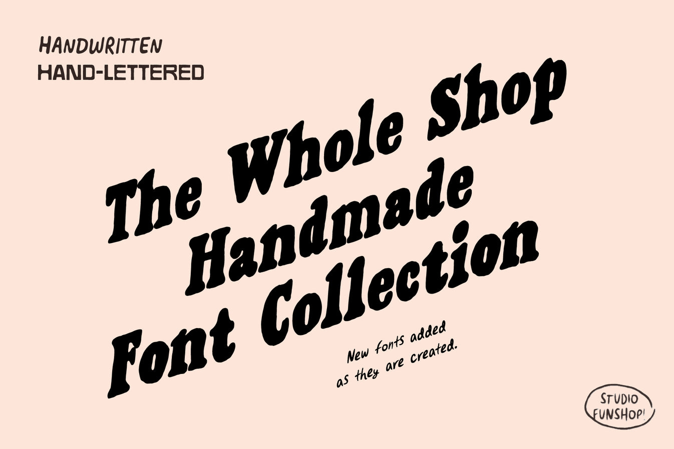 The Whole Shop Handmade Font Collection – Hello Funshop